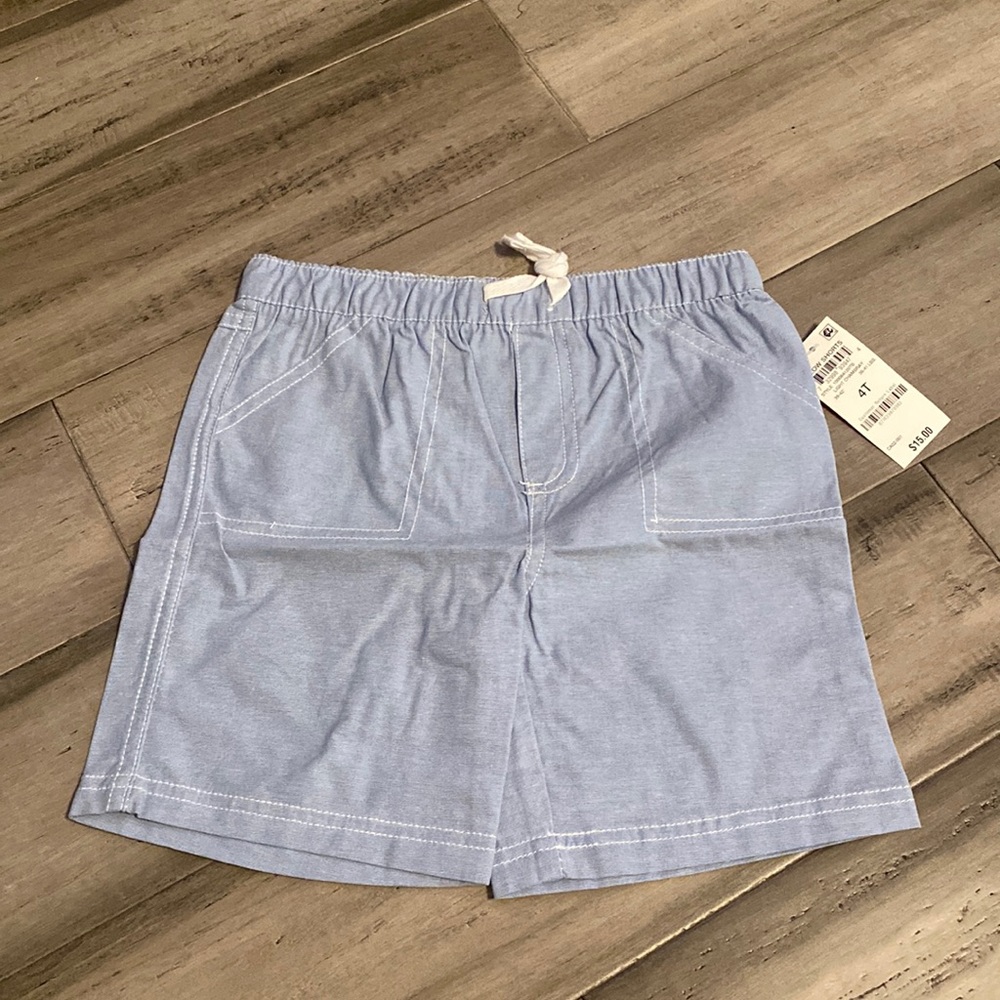 Light Chambray Shorts NWT